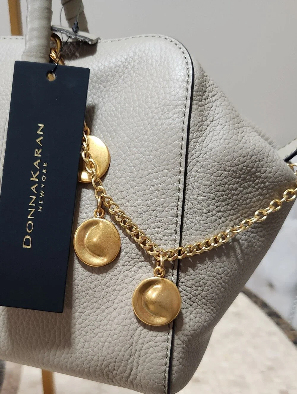 Donna Karen Chantilly Satchel Bag Moth